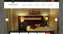 Desktop Screenshot of hotelfarid.com